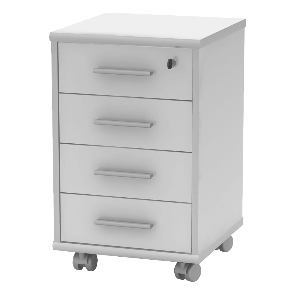 Comoda JOHAN 2 NEW 12, alb, DTD laminat, 41x39x62 cm