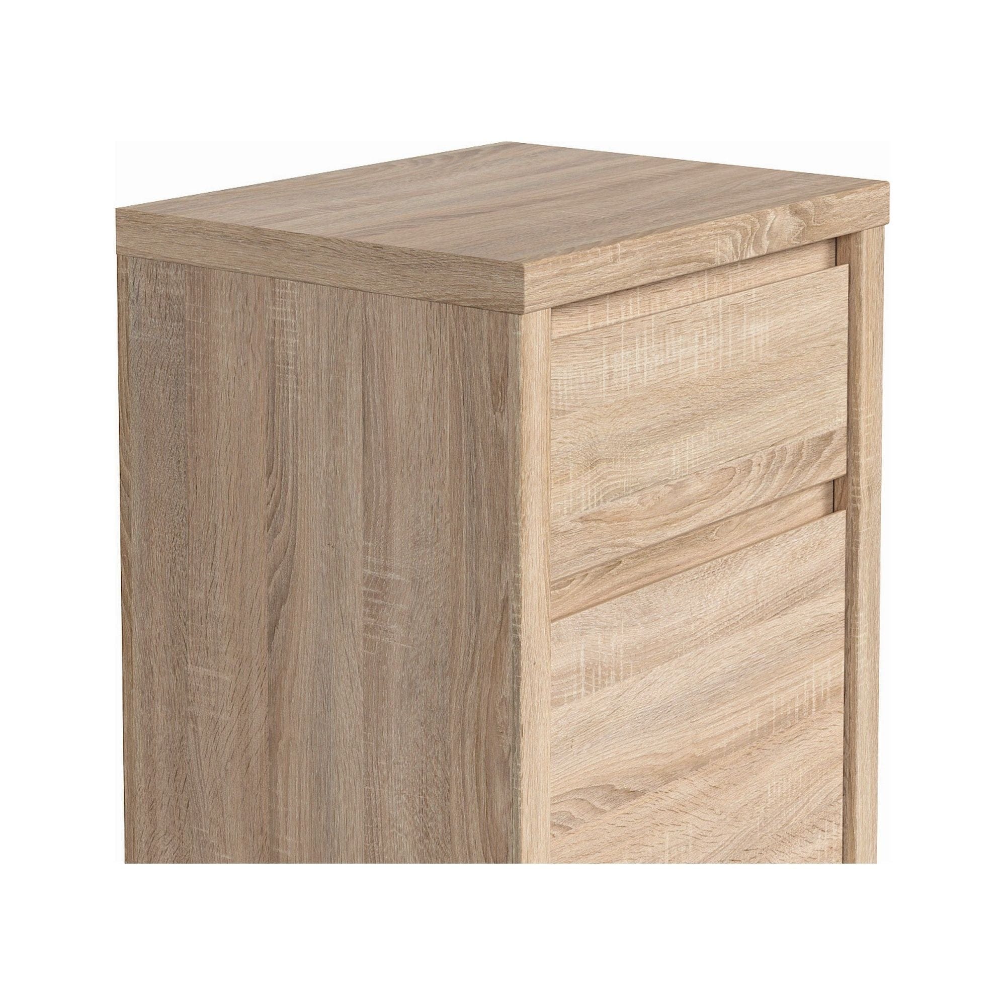 Comoda KASPIAN KOM1D1SP, stejar sonoma, PAL, 49x41x77 cm