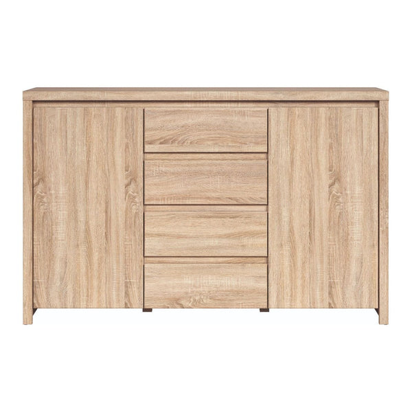 Comoda KASPIAN KOM2D4S, stejar sonoma, PAL, 144x41x92 cm