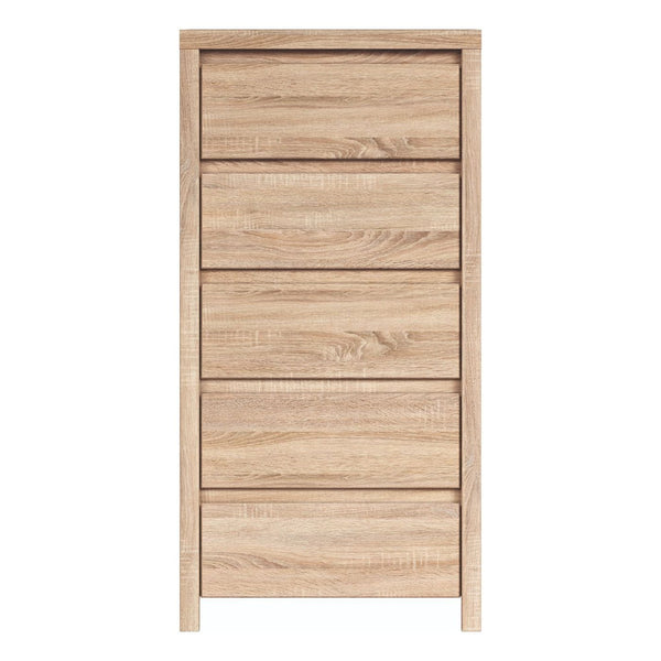 Comoda KASPIAN KOM5S, stejar sonoma, PAL, 56x41x113 cm