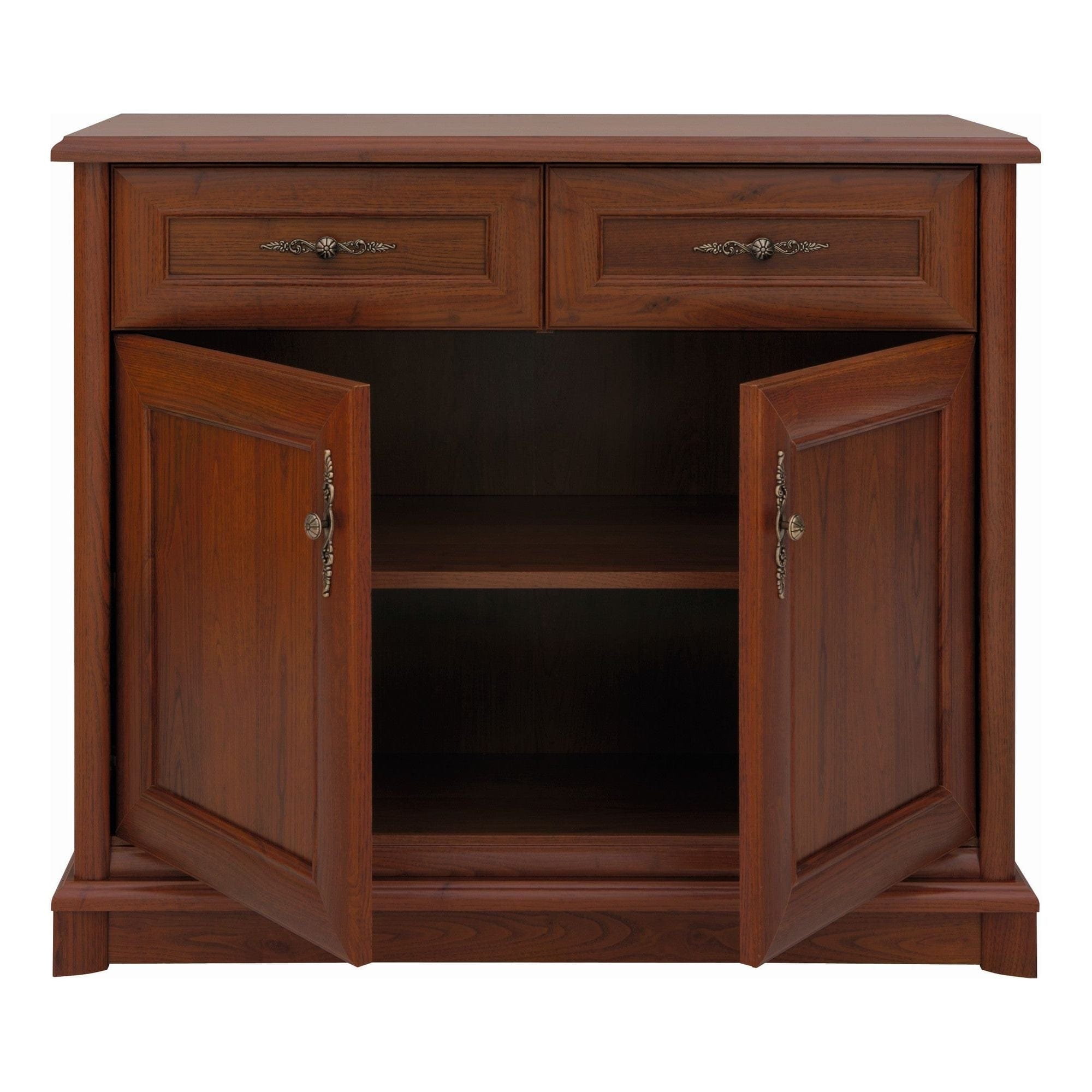 Comoda KENT EKOM2D2S, castan, PAL, 101x45x91 cm