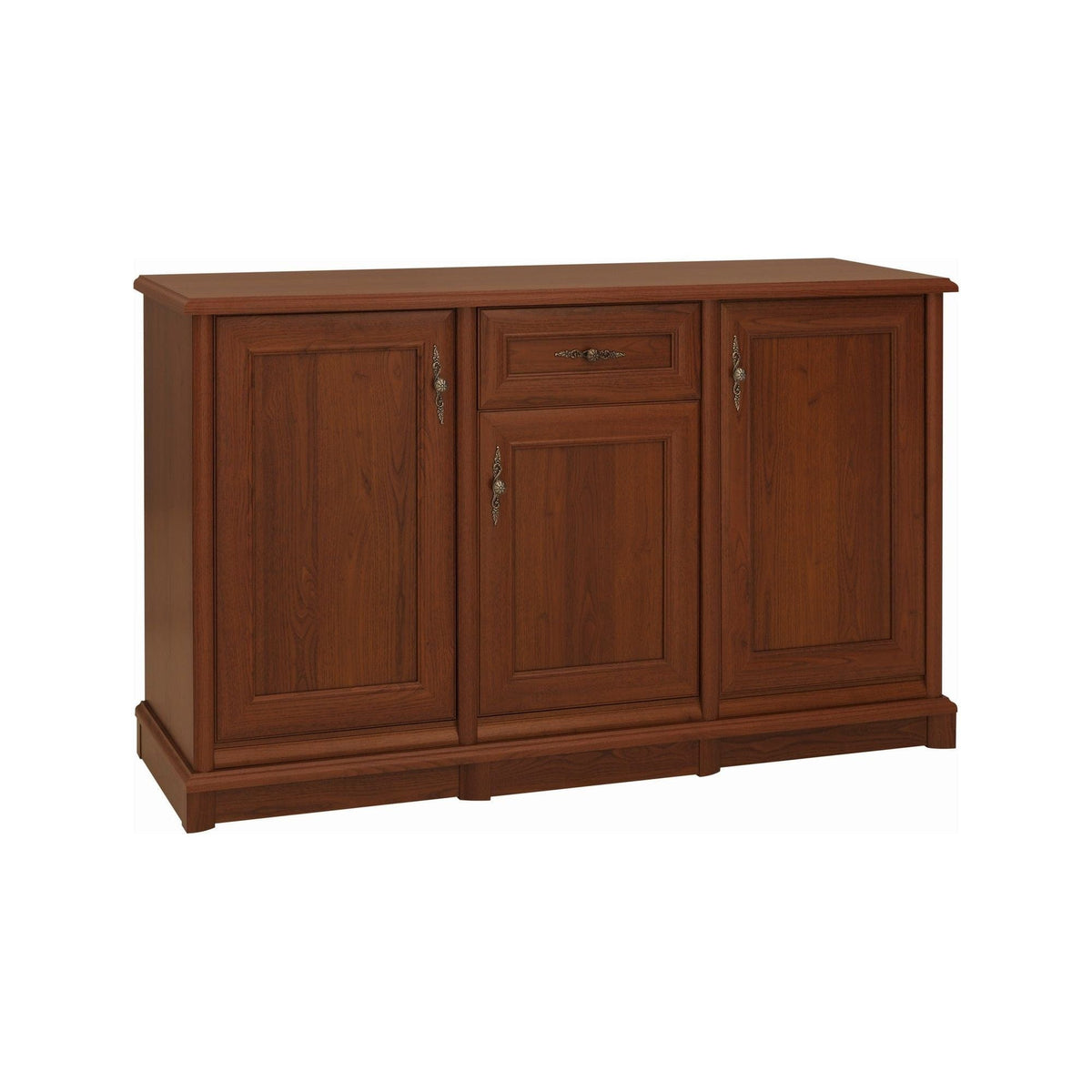 Comoda KENT EKOM3D1S, castan, PAL, 154x45x91 cm