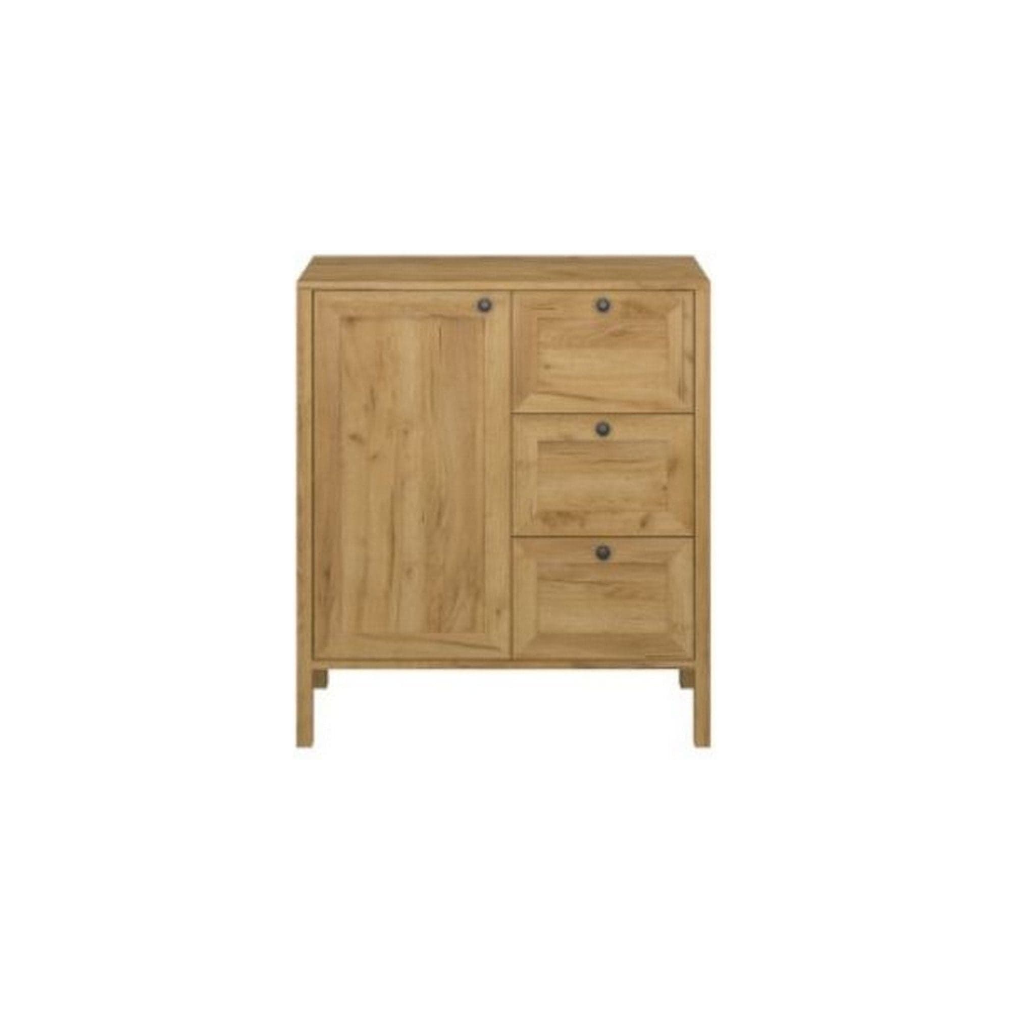 Comoda KLARK, stejar auriu, PAL laminat, 81x42x87 cm