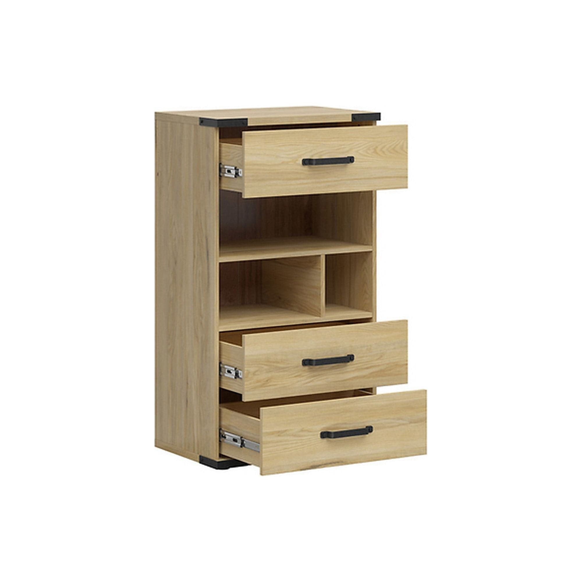 Comoda Lara, stejar, PAL, 60x40x109 cm