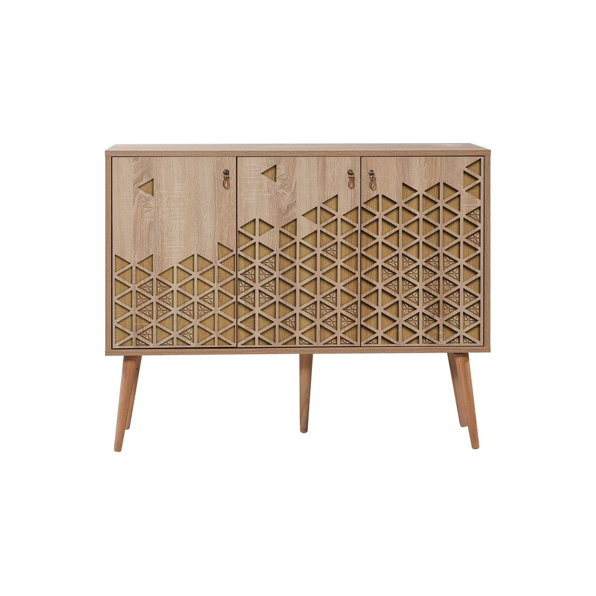 Comoda Mega-120, stejar sonoma, PAL melaminat, 120x36x90 cm