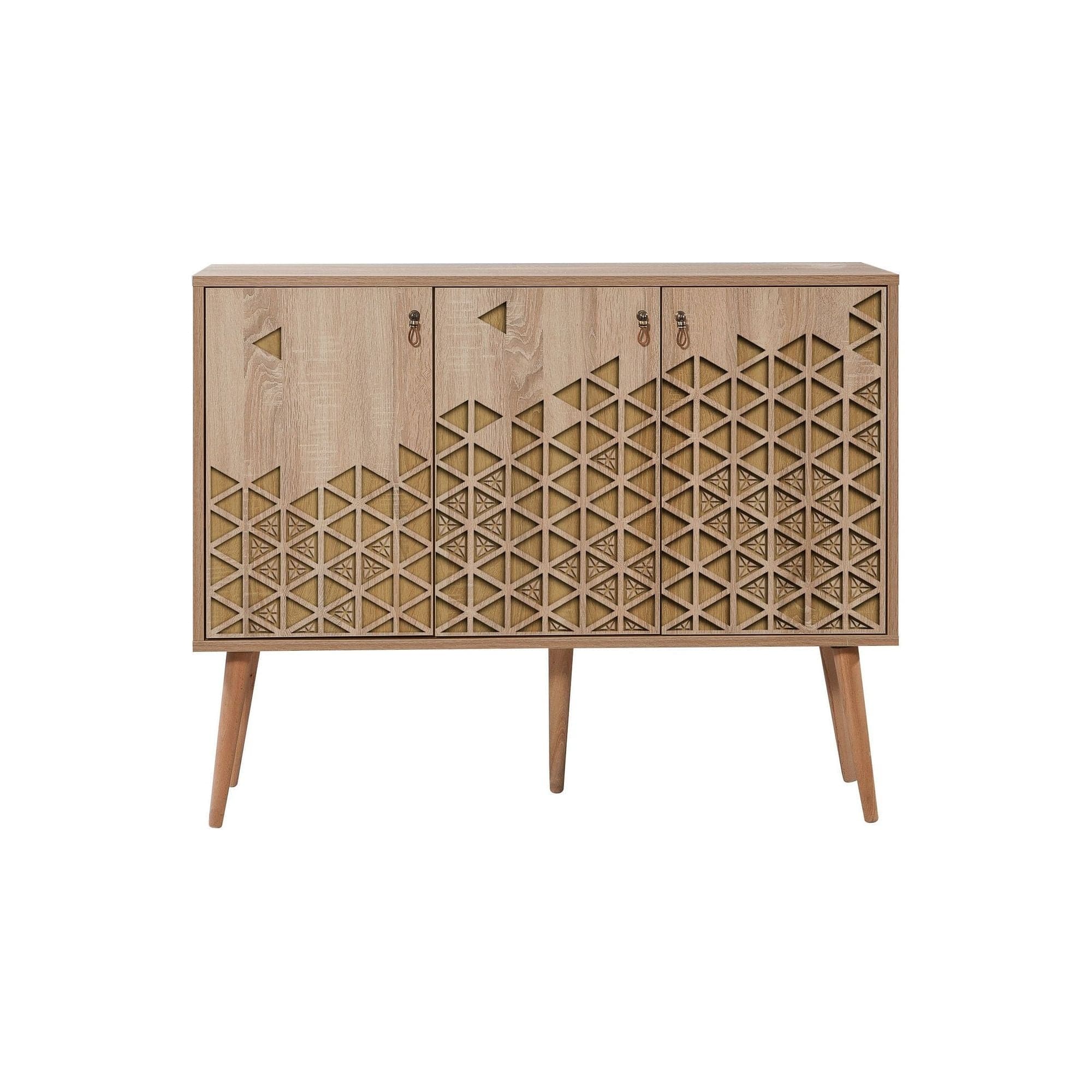 Comoda Mega-120, stejar sonoma, PAL melaminat, 120x36x90 cm