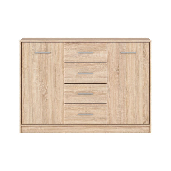 Comoda NEPO PLUS, stejar sonoma, PAL laminat, 119x34x84 cm