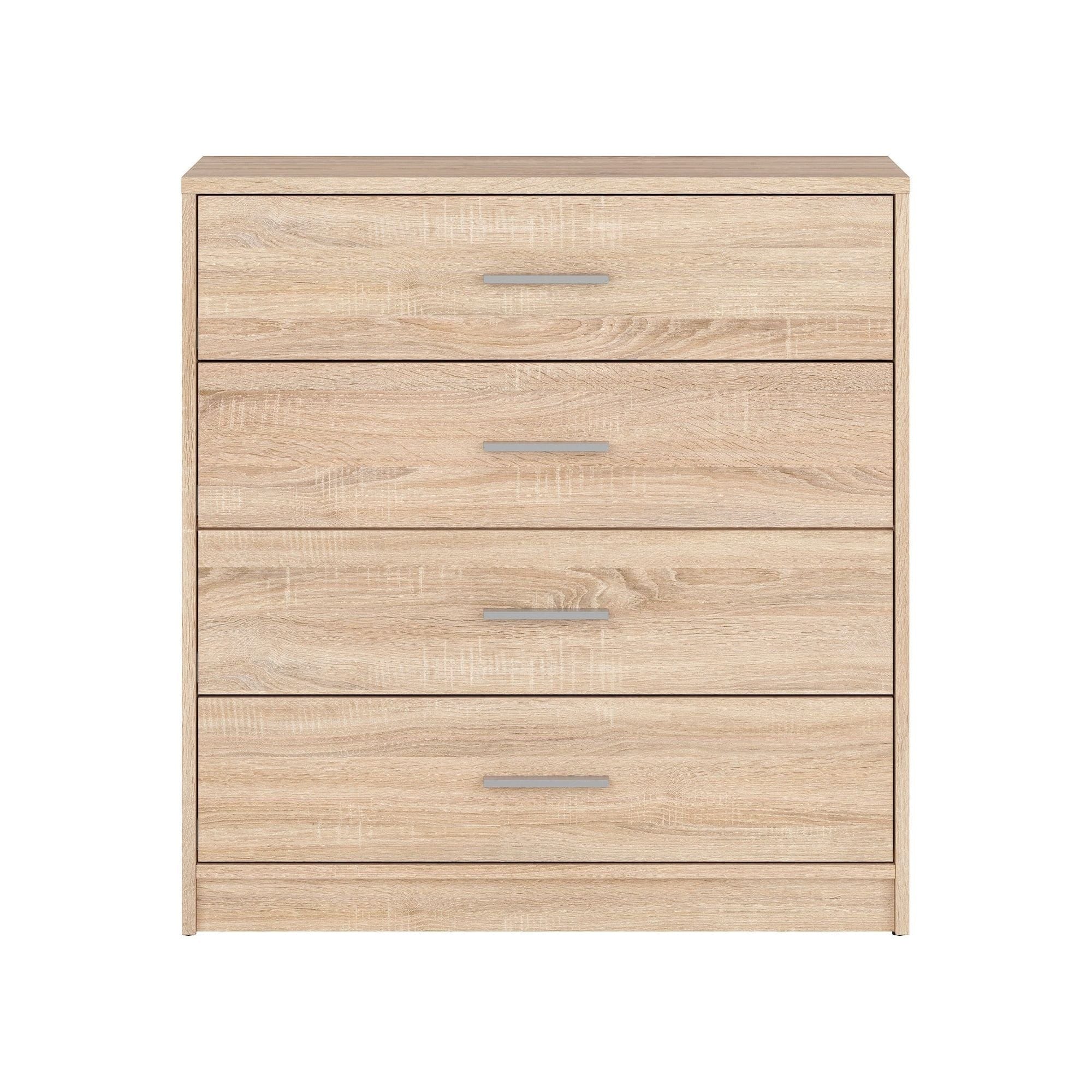 Comoda NEPO PLUS, stejar sonoma, PAL laminat, 80x34x84 cm