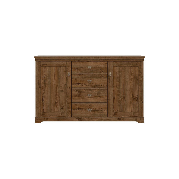 Comoda PATRAS KOM2D4S, nuc inchis, PAL, 153x45x93 cm
