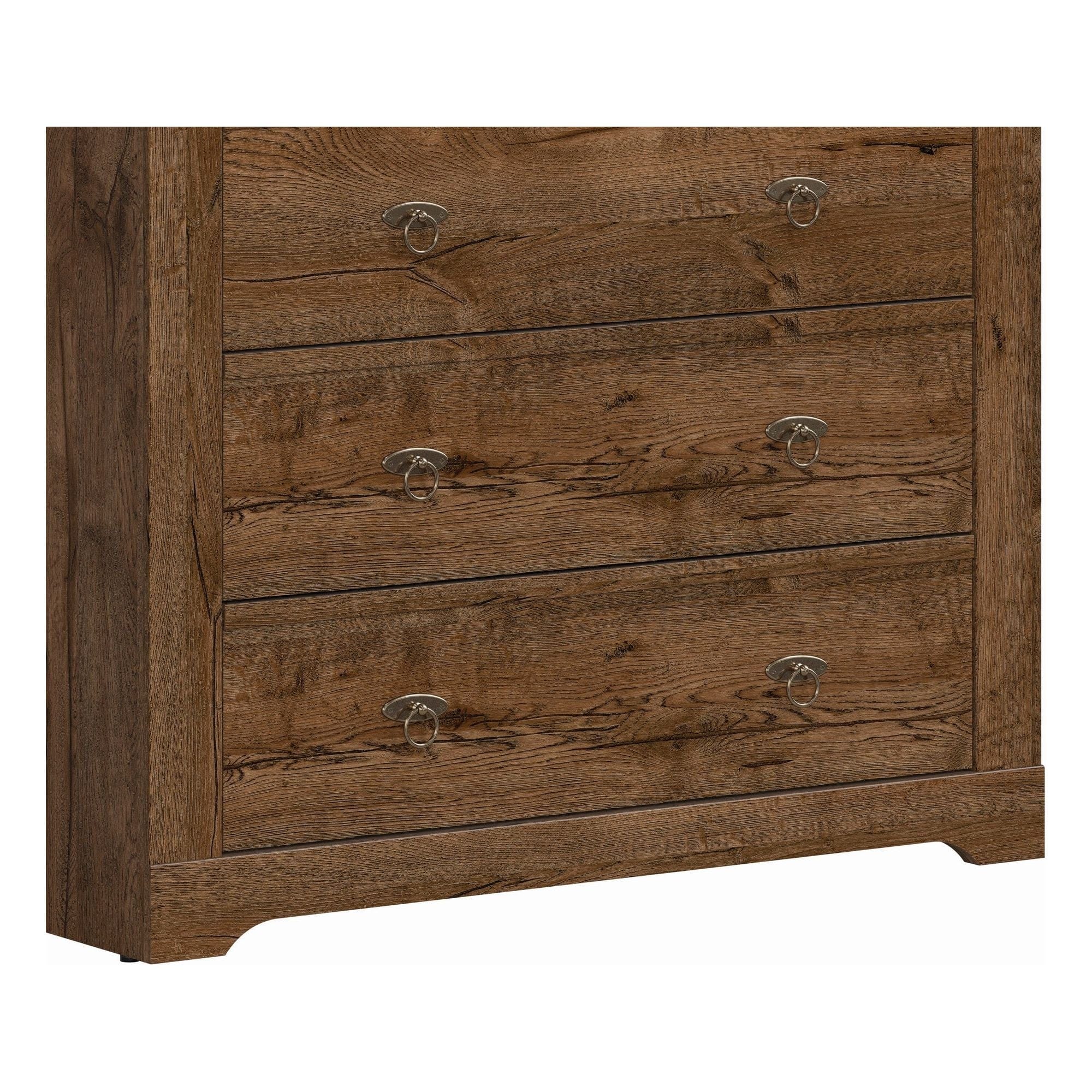 Comoda PATRAS KOM5S, nuc inchis, PAL, 93x45x93 cm