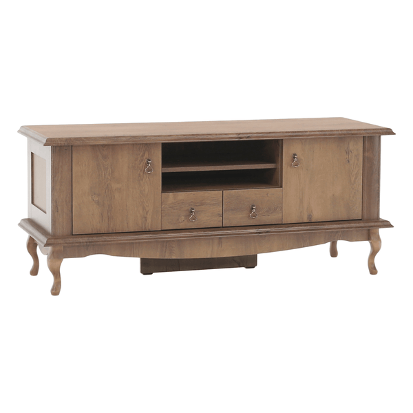 Comoda RTV VILAR DA14, stejar lefkas, DTD laminat, 144x47x60 cm