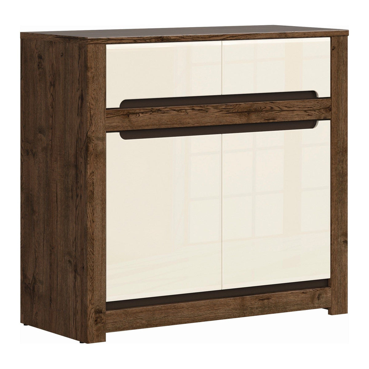 Comoda RUSO KOM2D2S, nuc/bej, PAL, 104x46x99 cm