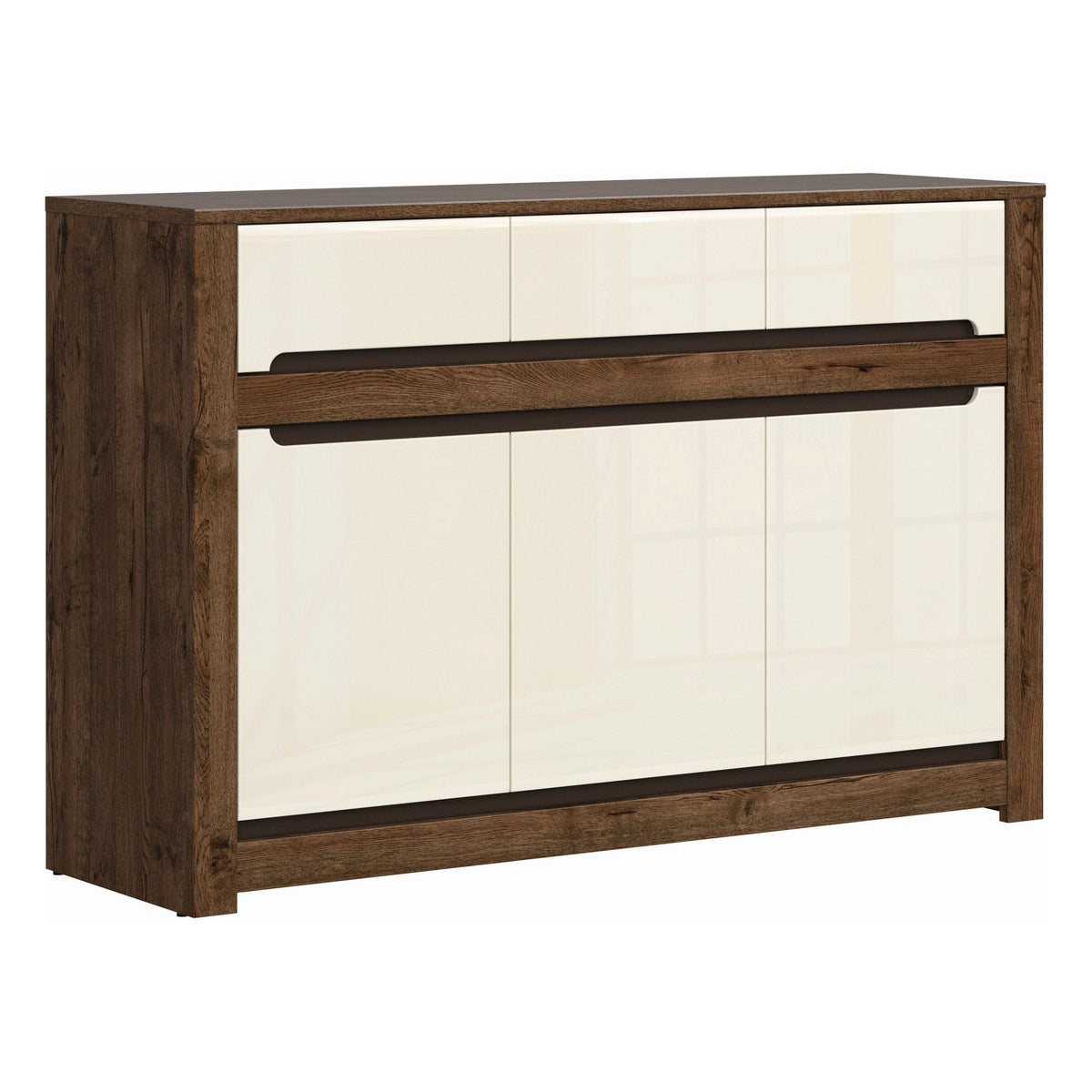 Comoda RUSO KOM3D3S, nuc/bej, PAL, 149x46x99 cm