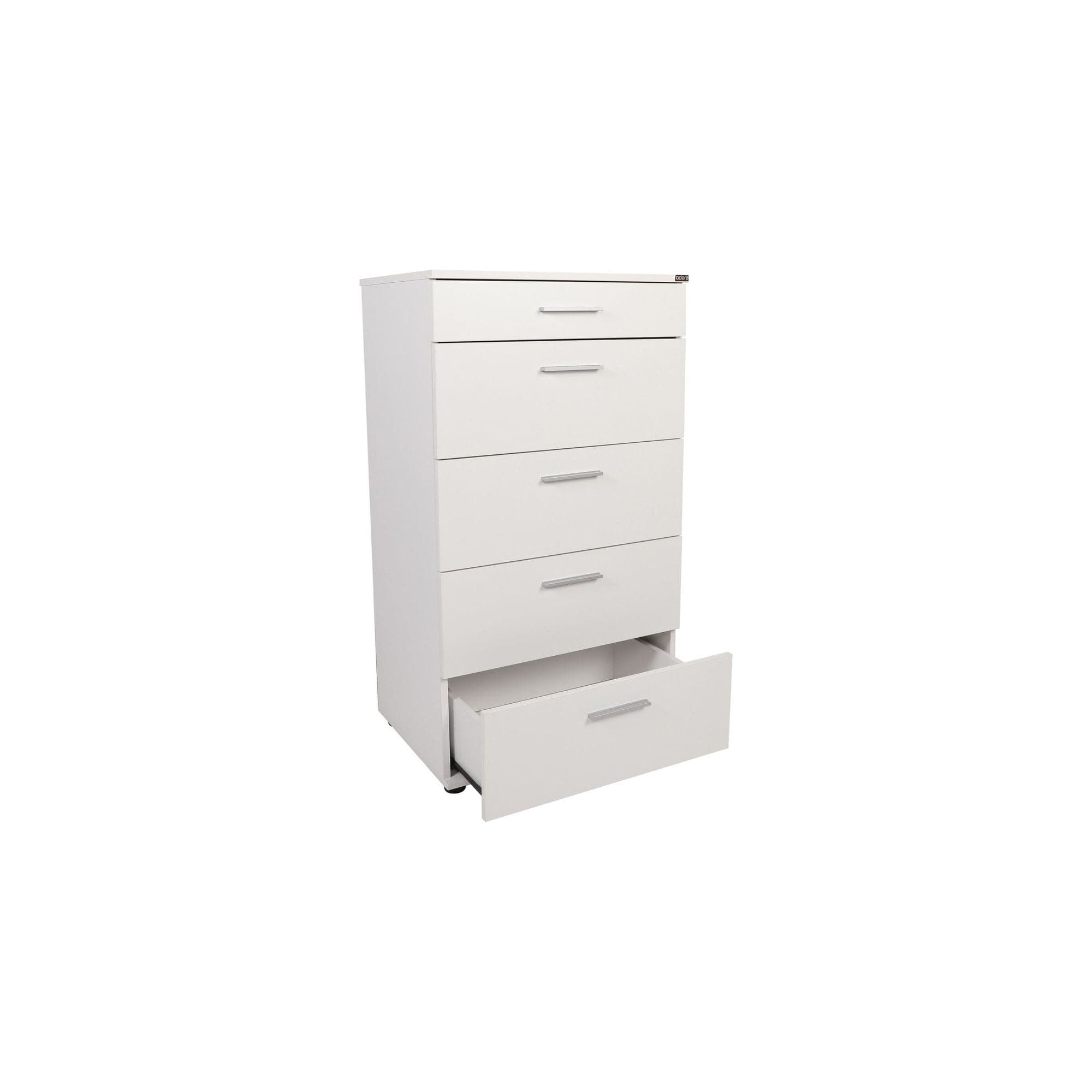 Comoda SFN-550-BB-1, alb, PAL melaminat, 60x44x108 cm