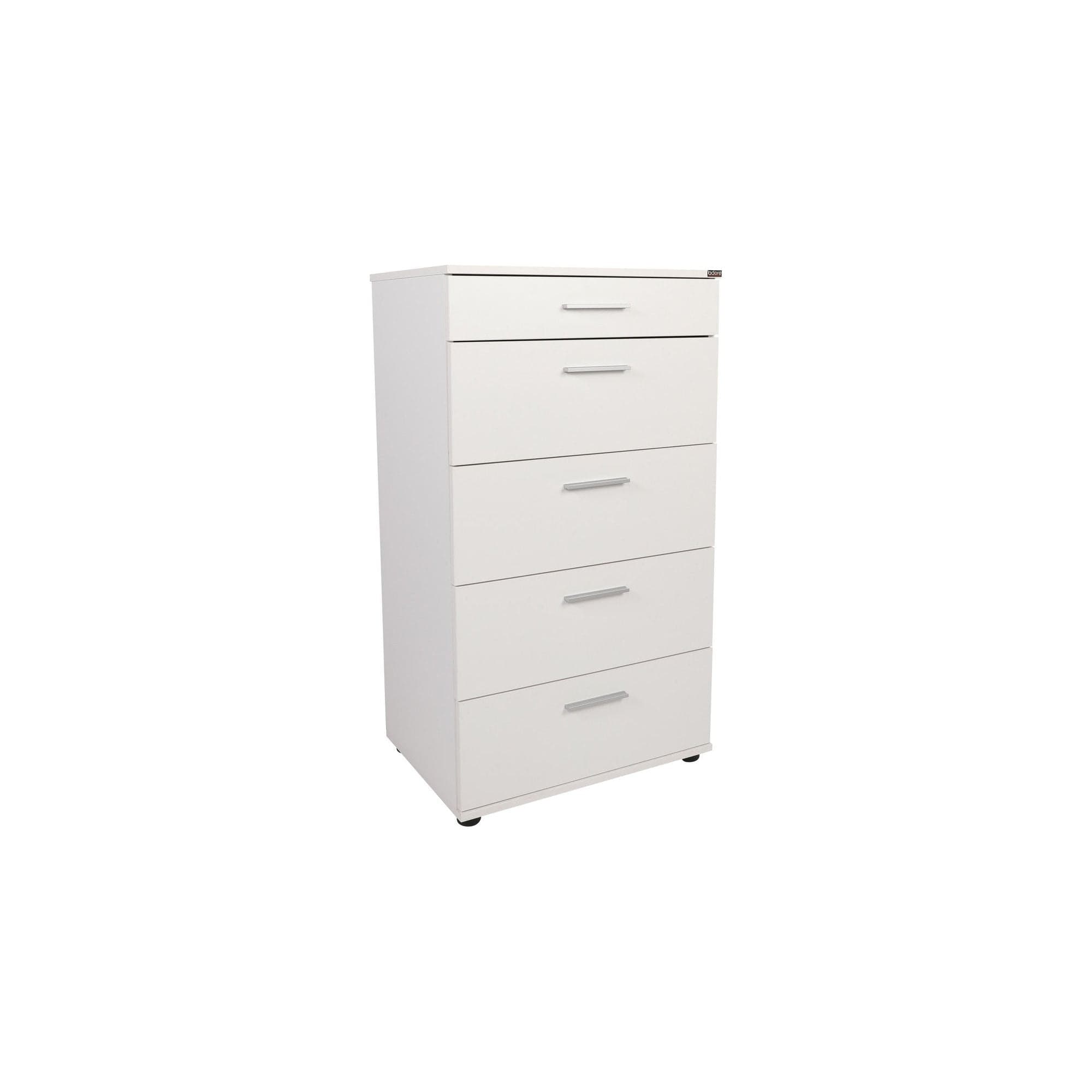 Comoda SFN-550-BB-1, alb, PAL melaminat, 60x44x108 cm