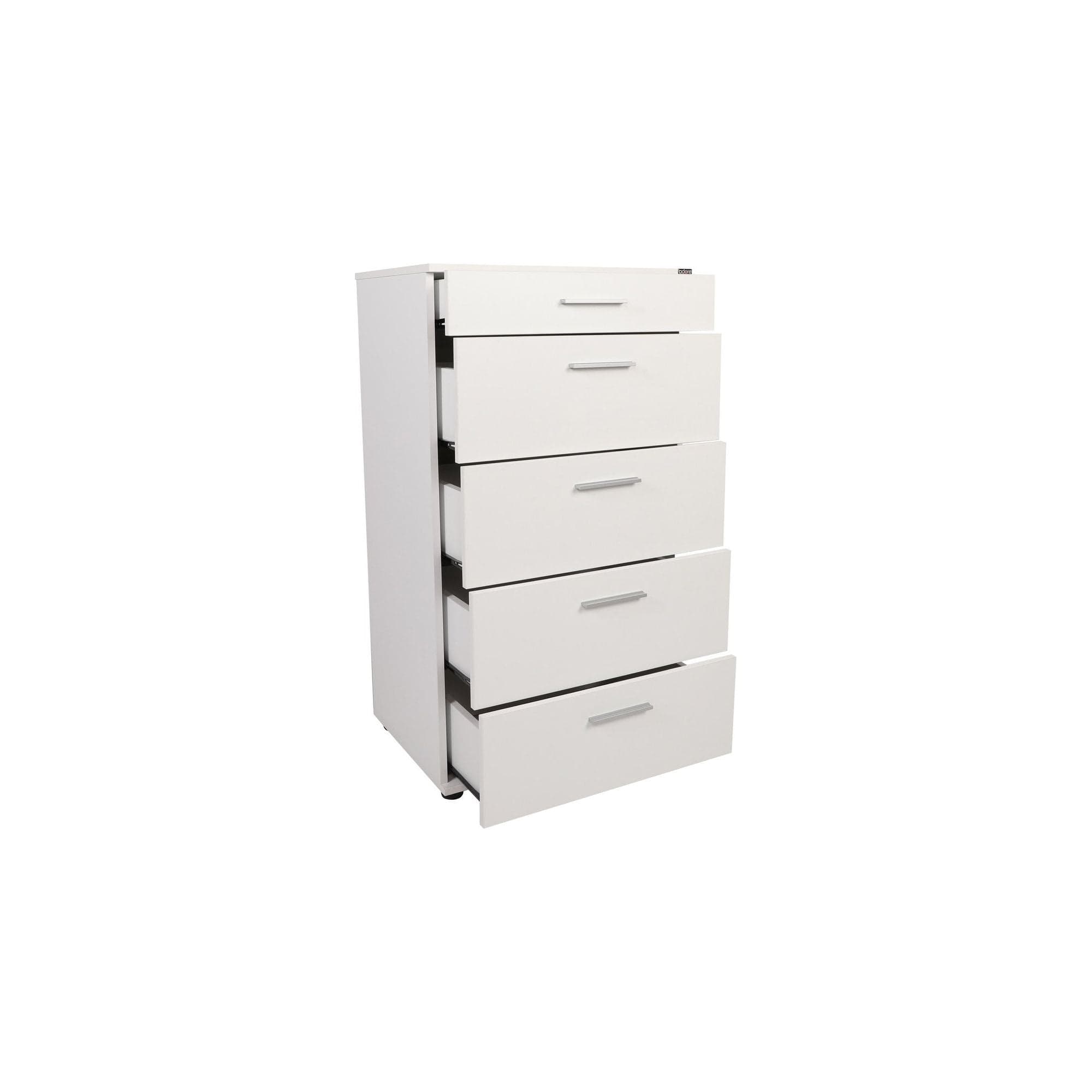 Comoda SFN-550-BB-1, alb, PAL melaminat, 60x44x108 cm