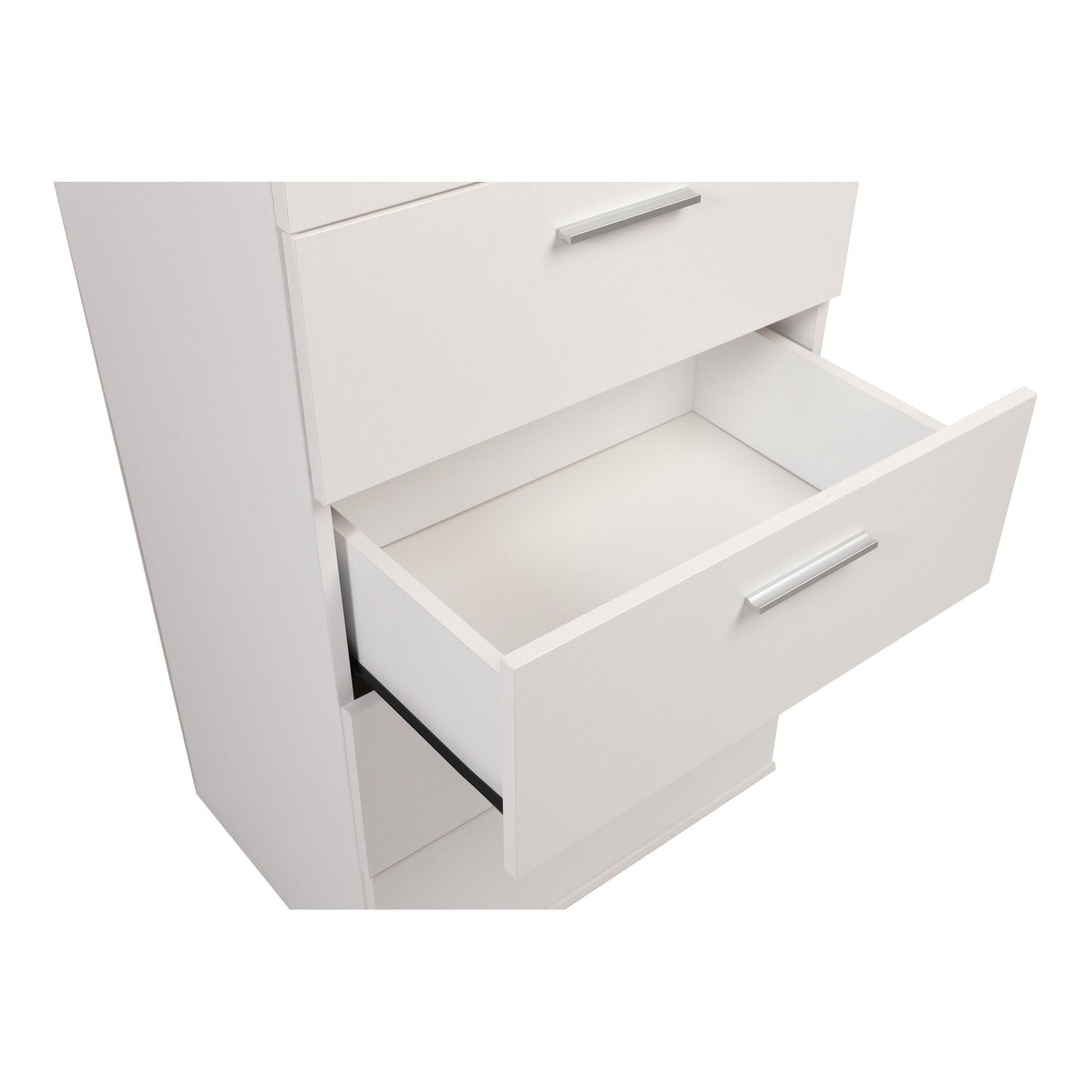 Comoda SFN-550-BB-1, alb, PAL melaminat, 60x44x108 cm