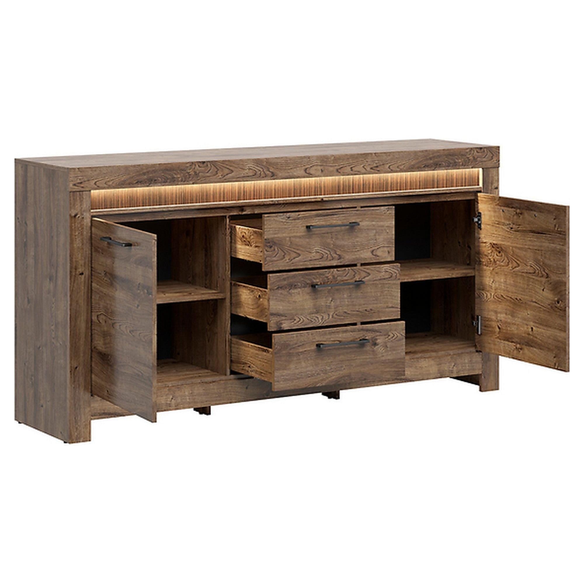 Comoda TORIN, stejar, 135x50x87 cm