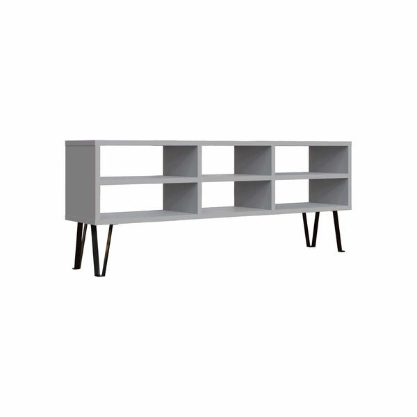 Comoda TV JUDD, alb, PAL melaminat, 120x25x47 cm