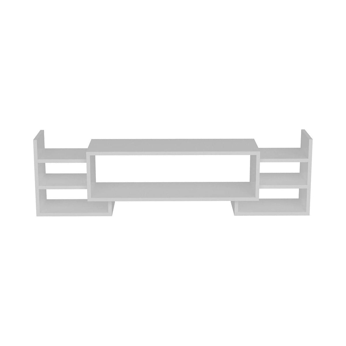 Comoda TV SEMA, alb, PAL melaminat, 115x30x38 cm