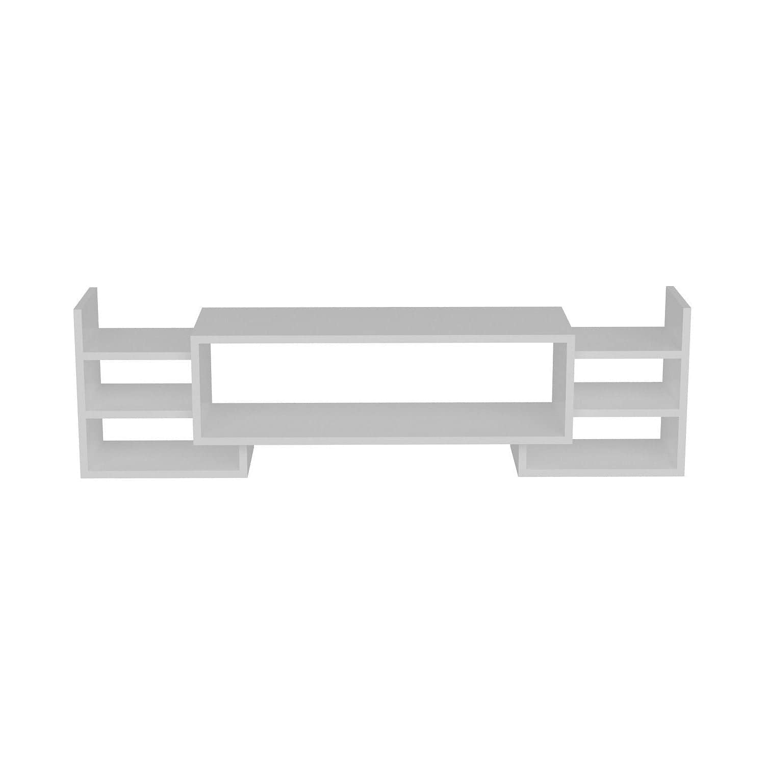 Comoda TV SEMA, alb, PAL melaminat, 115x30x38 cm