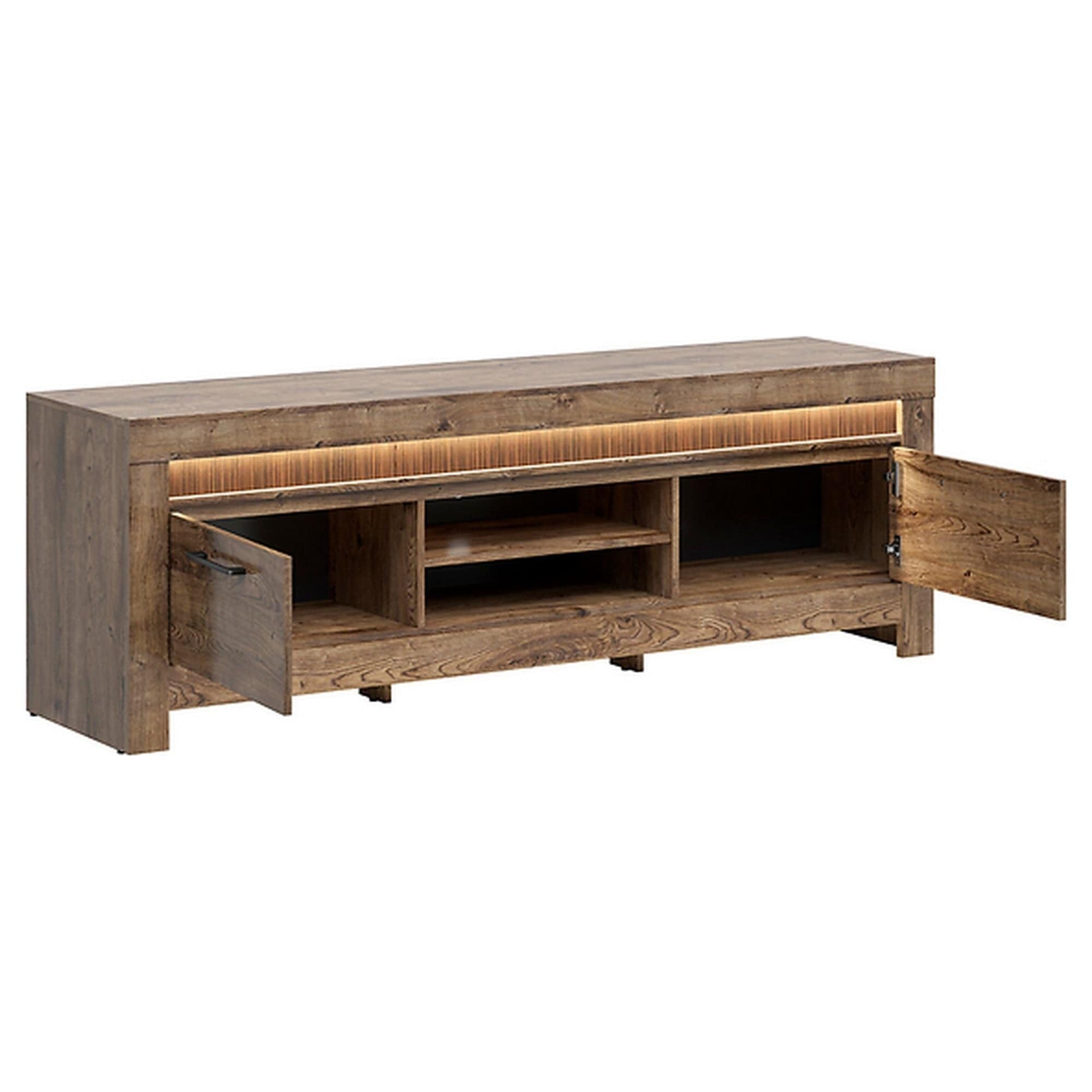 Comoda TV Torin, stejar, 135x50x60 cm