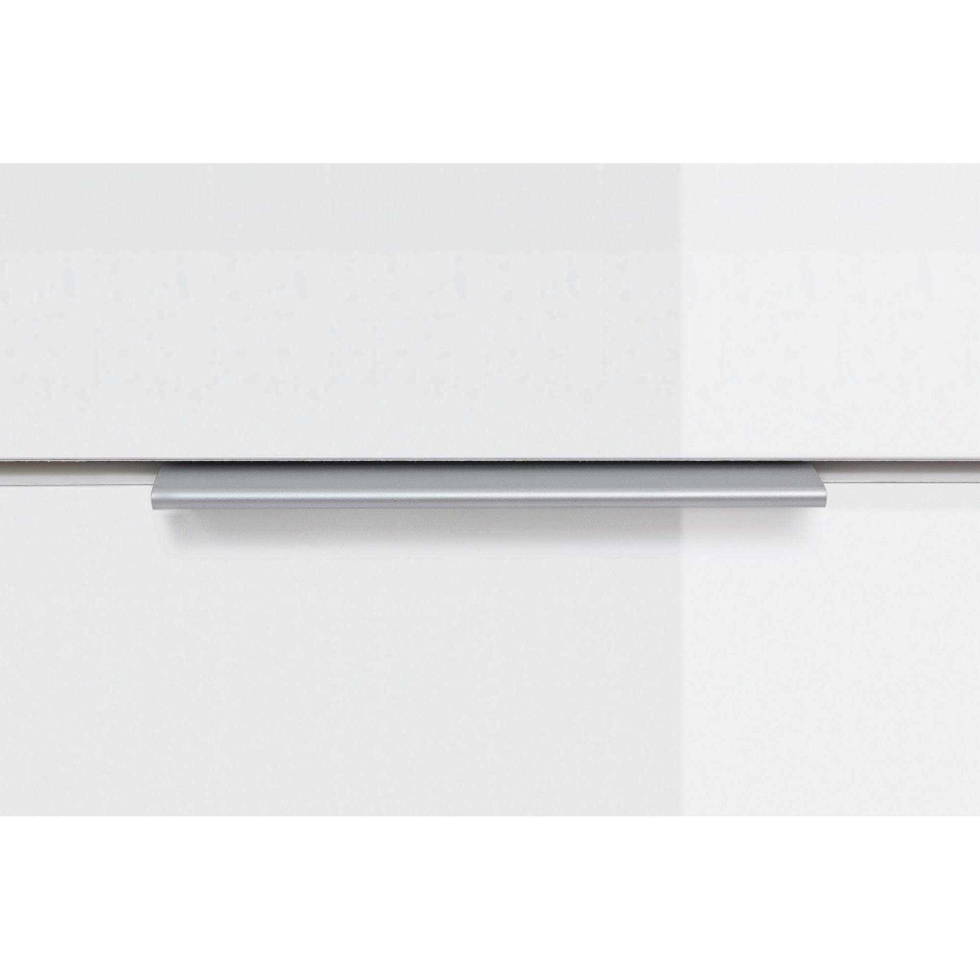 Comoda ZELE KOM4D, alb/stejar wotan, PAL, 104x41x106 cm