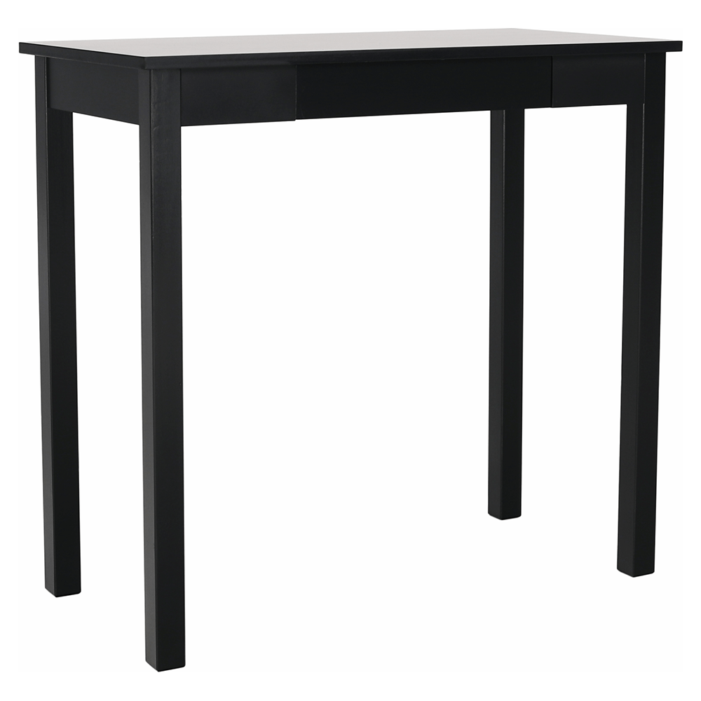 Consola AMYNTAS, negru, 80x40x75 cm