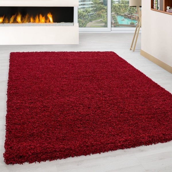 Covor, 160x230 cm, forma dreptunghiulara, polipropilena, rosu, 1500ABORDO