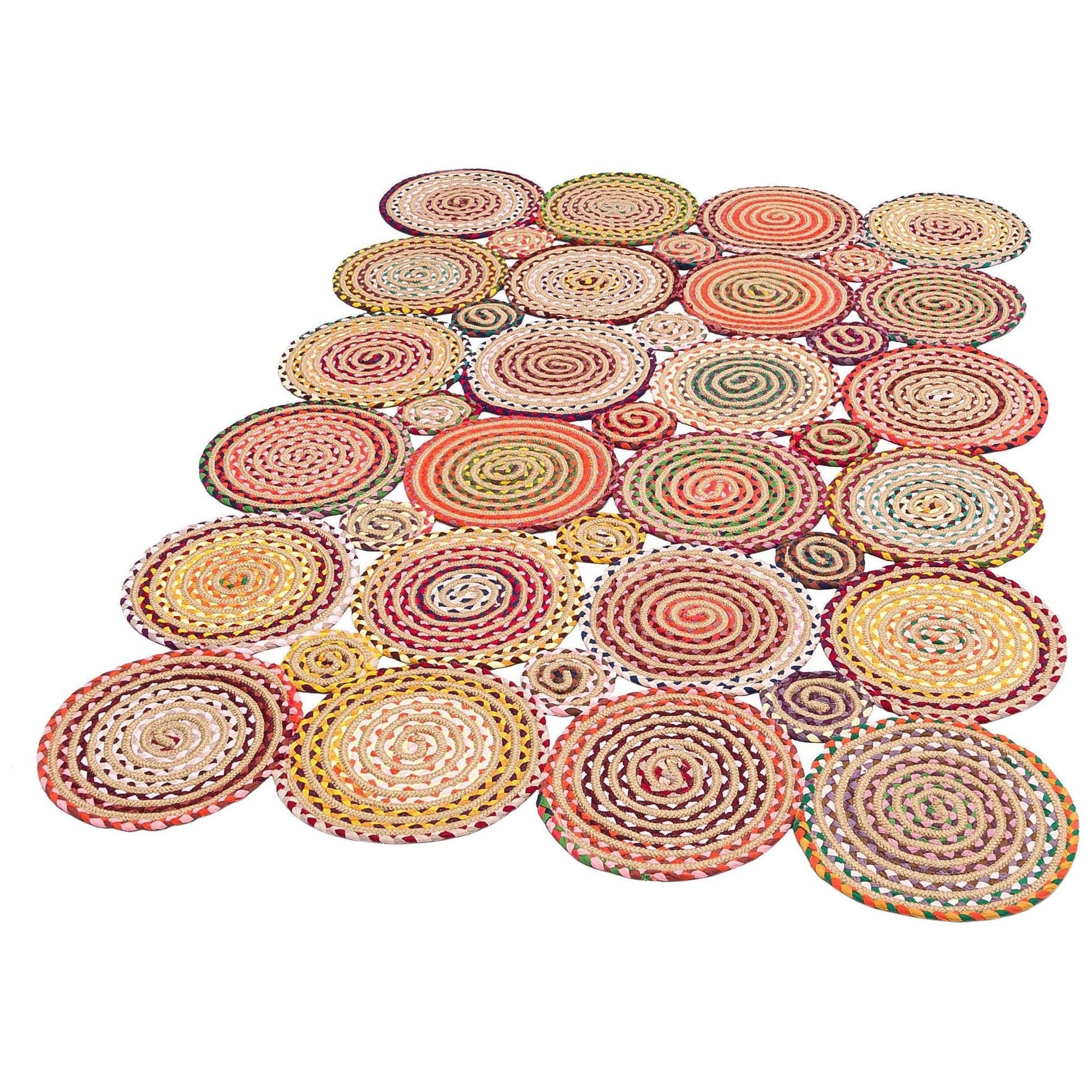 Covor, 90x150 cm, forma dreptunghiulara, bumbac/poliester, multicolor, X 01