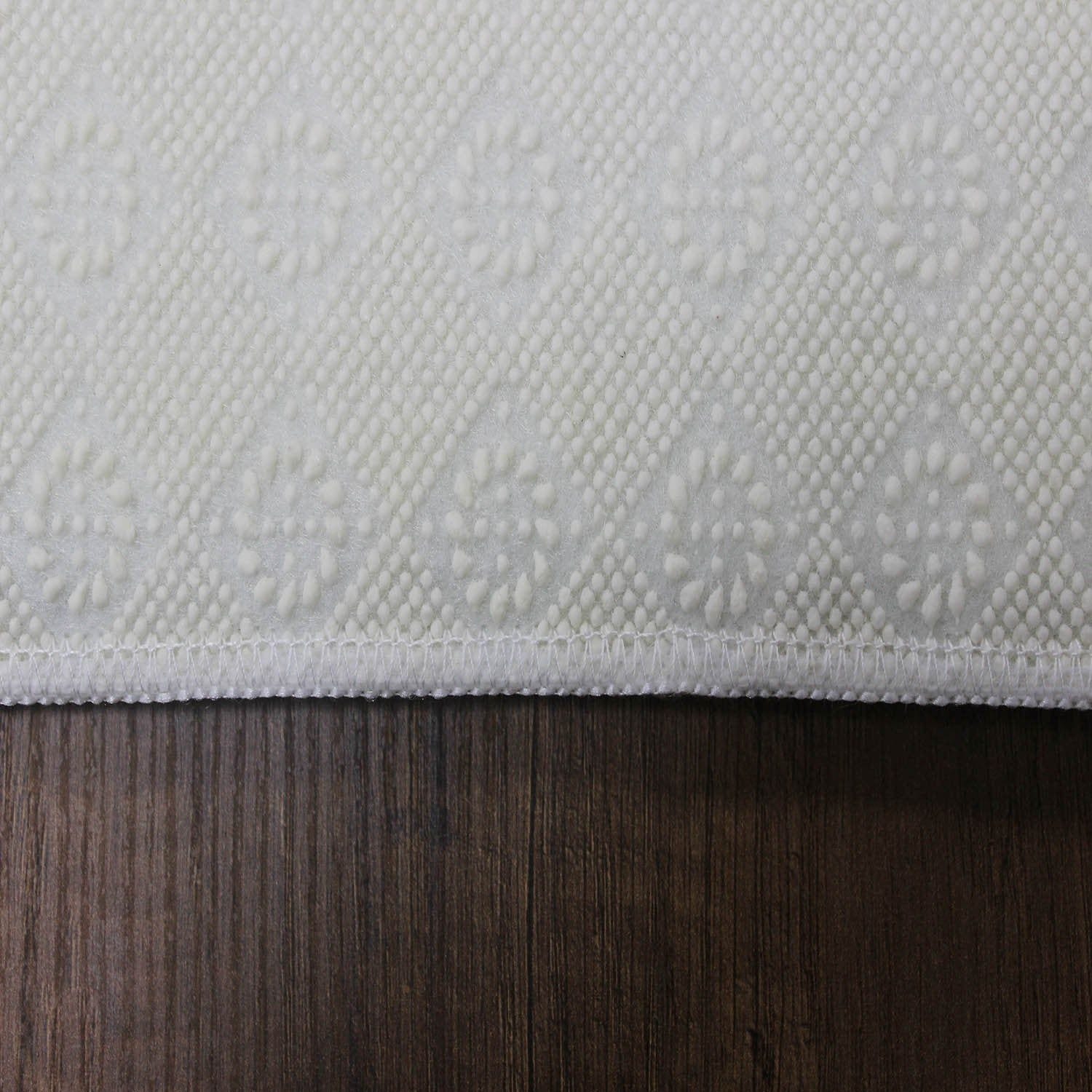 Covor hol EEXFAB674, 80x150 cm, forma dreptunghiulara, poliester, bej