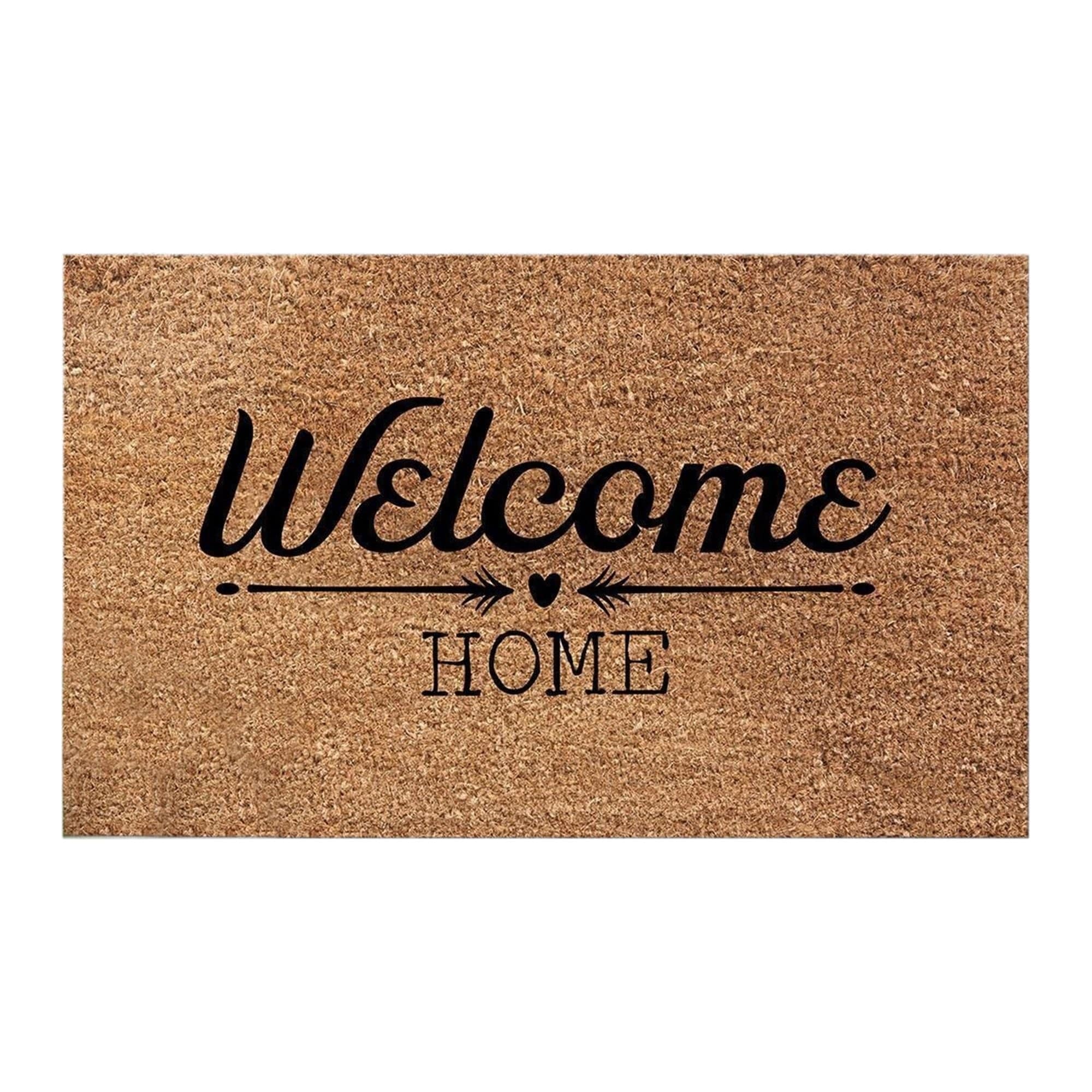 Covor intrare SEMPLICITA, 40x60 cm, forma dreptunghiulara, PVC, maro/negru