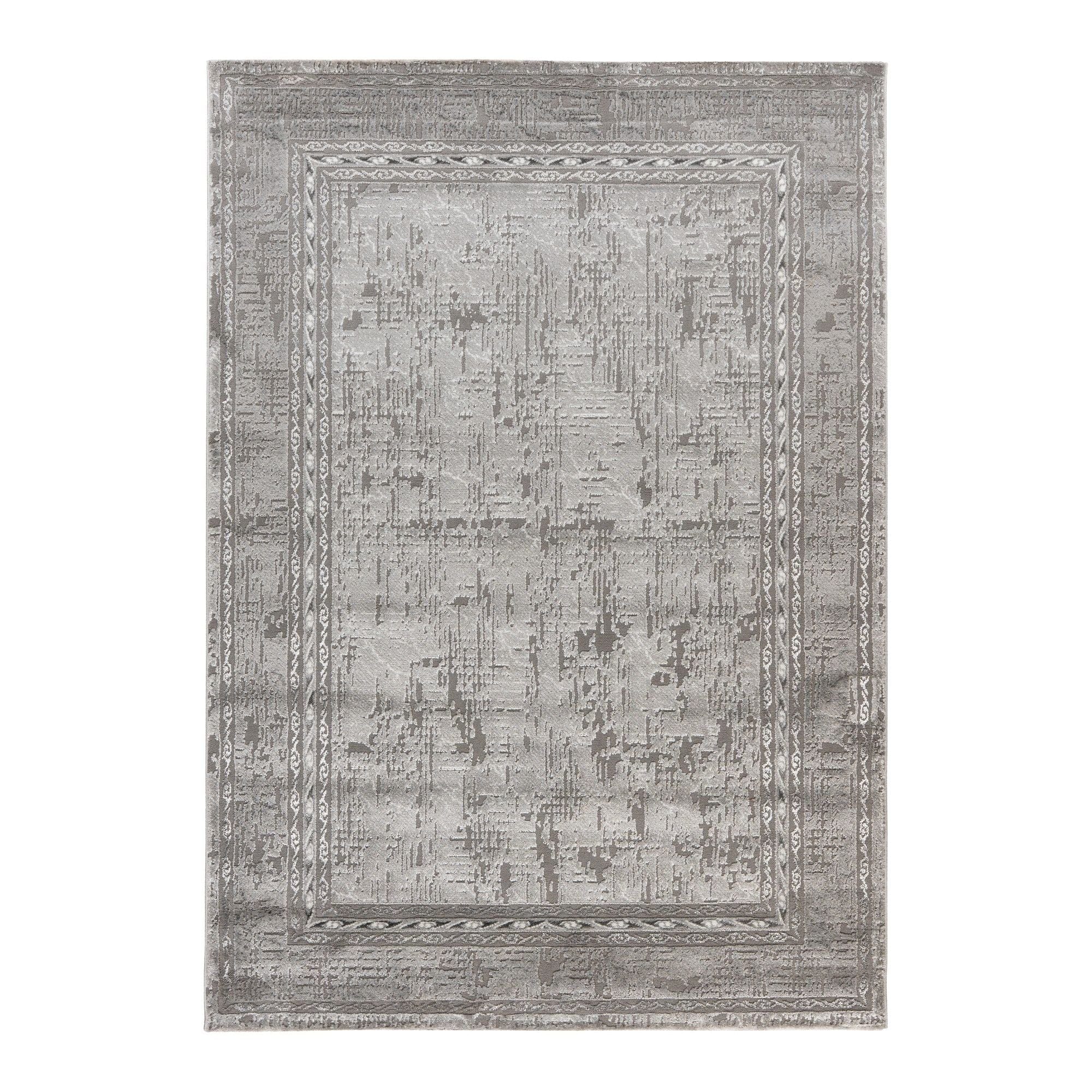 Covor MARMARIS 404, 160x230 cm, forma dreptunghiulara, polipropilena/poliester, gri