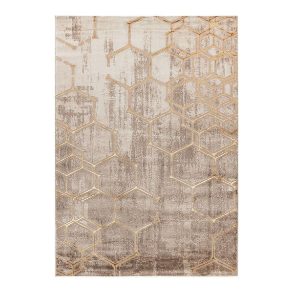 Covor MARMARIS 405, 80x150 cm, forma dreptunghiulara, polipropilena/poliester, bej