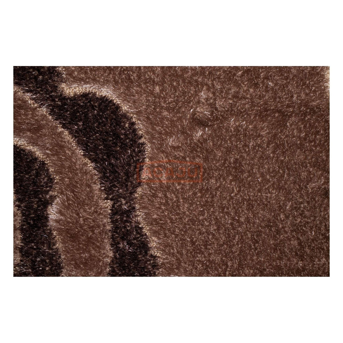 Covor VIS, 200x300 cm, forma dreptunghiulara, poliester/polipropilena, maro