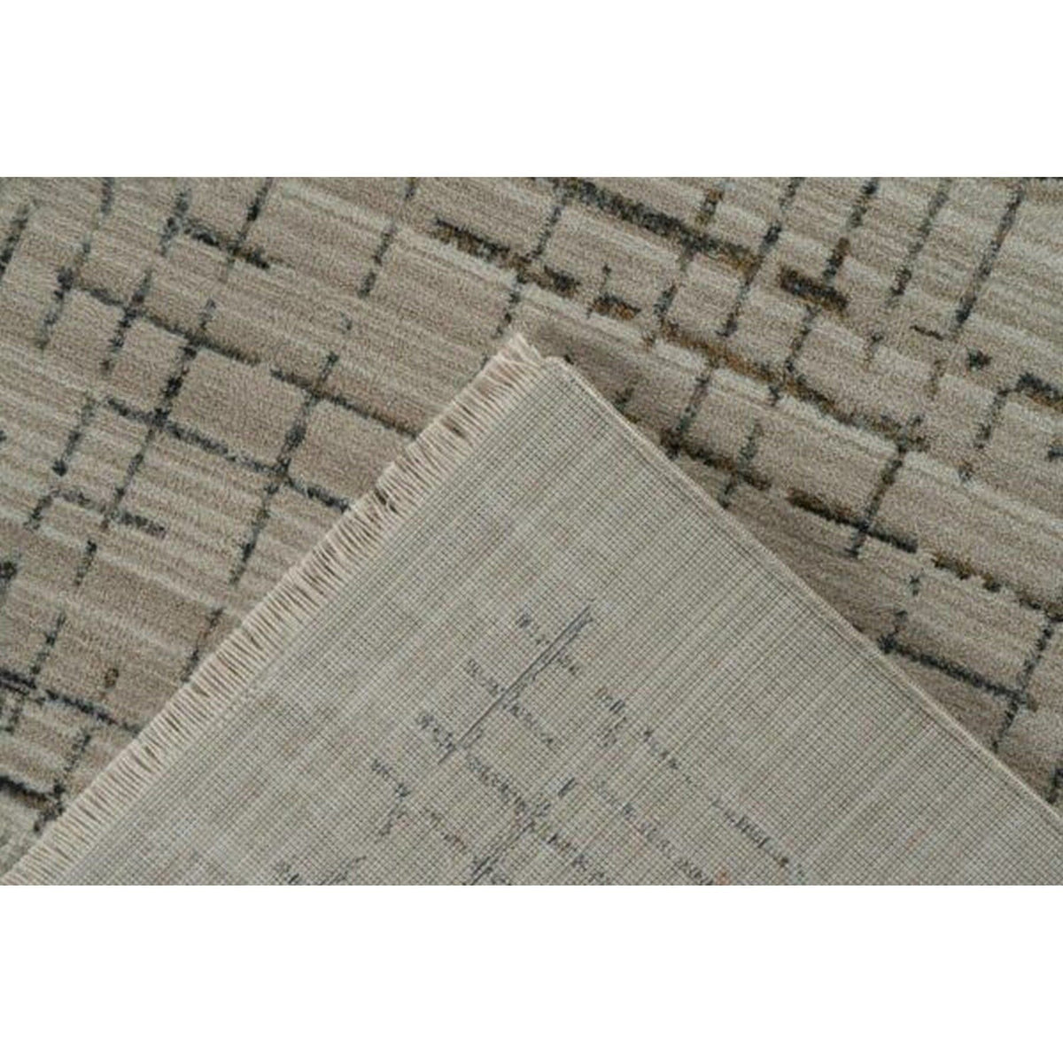 Covor VOGUE 704, 160x230 cm, forma dreptunghiulara, poliester, bej