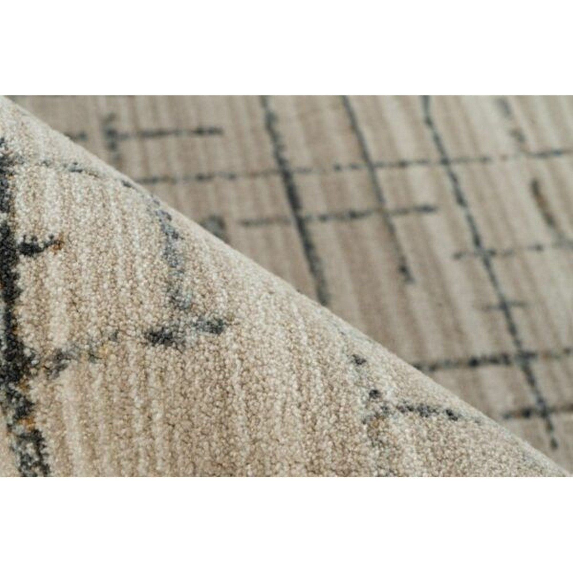 Covor VOGUE 704, 80x150 cm, forma dreptunghiulara, poliester, bej