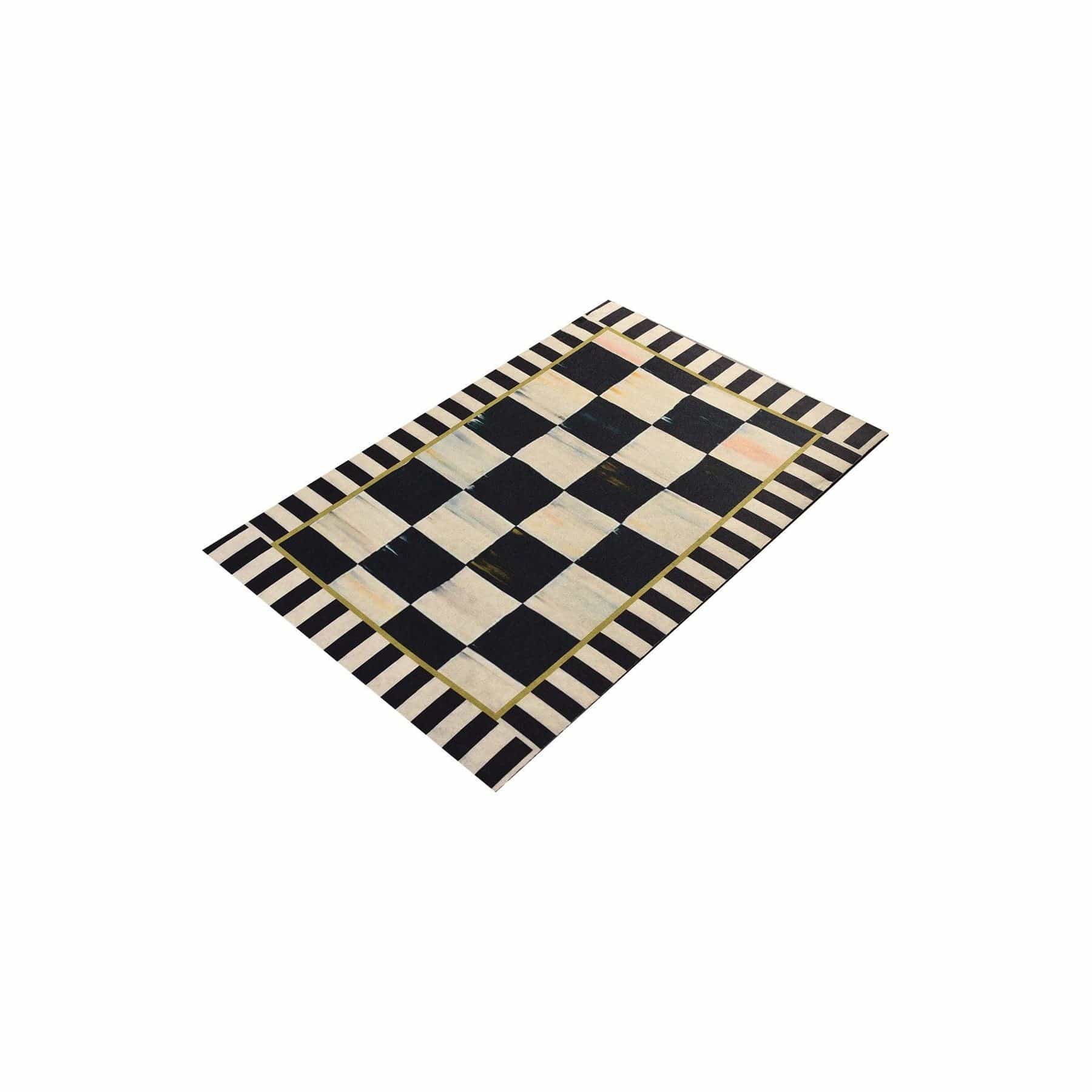 Covoras BRENDA WELCOME, 40x60 cm, forma dreptunghiulara, fibra de cocos/PVC, bej/negru