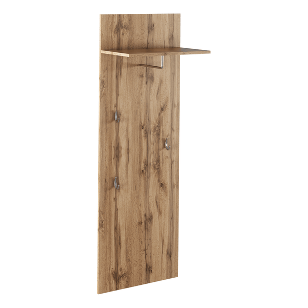 Cuier CYRIL TIP 5, stejar wotan, DTD laminat, 55x35x160 cm