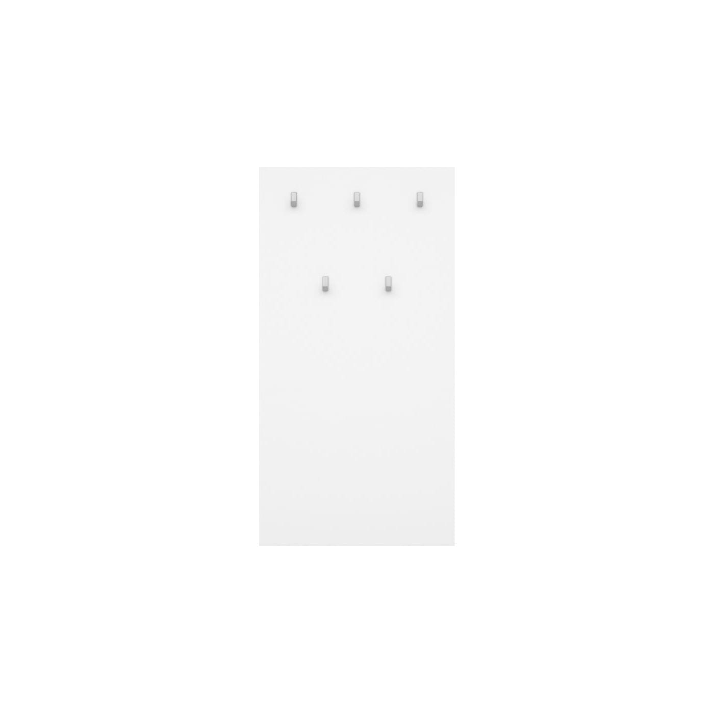 Cuier hol NEPO PLUS, alb, PAL laminat, 70x2x135 cm