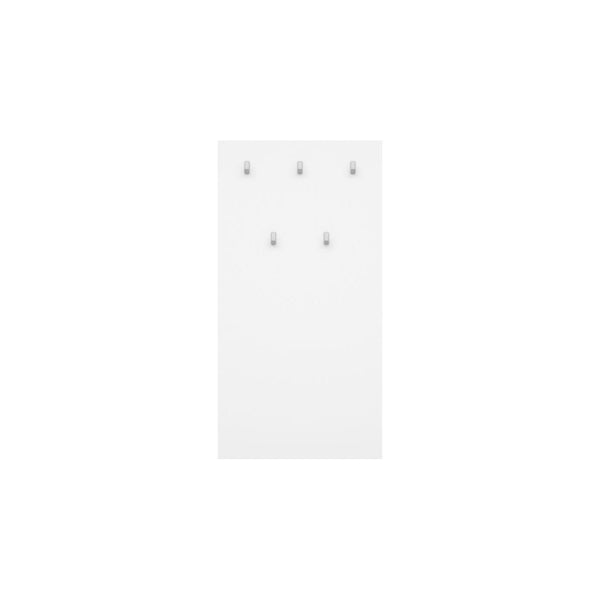 Cuier hol NEPO PLUS, alb, PAL laminat, 70x2x135 cm
