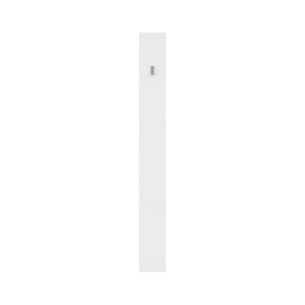 Cuier pentru hol NEPO PLUS, alb, PAL laminat, 15x2x135 cm