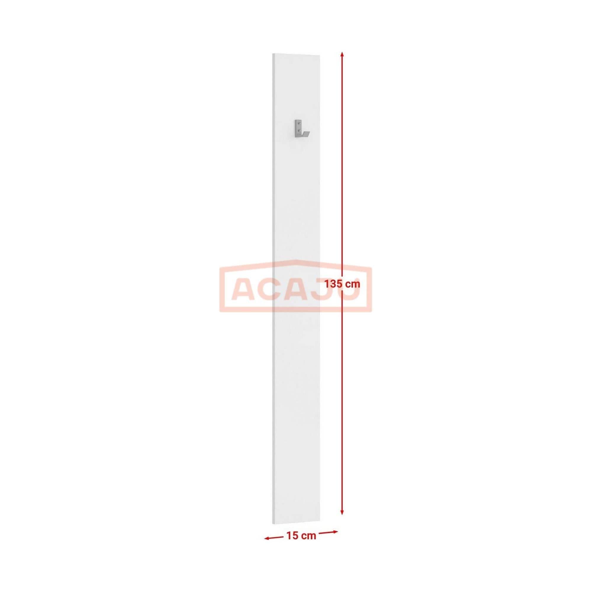 Cuier pentru hol NEPO PLUS, stejar sonoma, PAL laminat, 15x2x135 cm