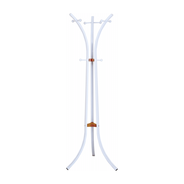 Cuier pom CALVIN, alb, metal, 55x180 cm