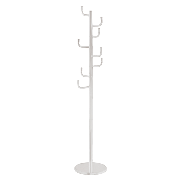 Cuier pom ELDER, alb, metal/marmura, 37x175 cm