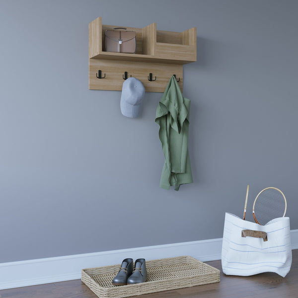 Cuier SAMEUL, stejar, PAL melaminat, 72x24x45 cm