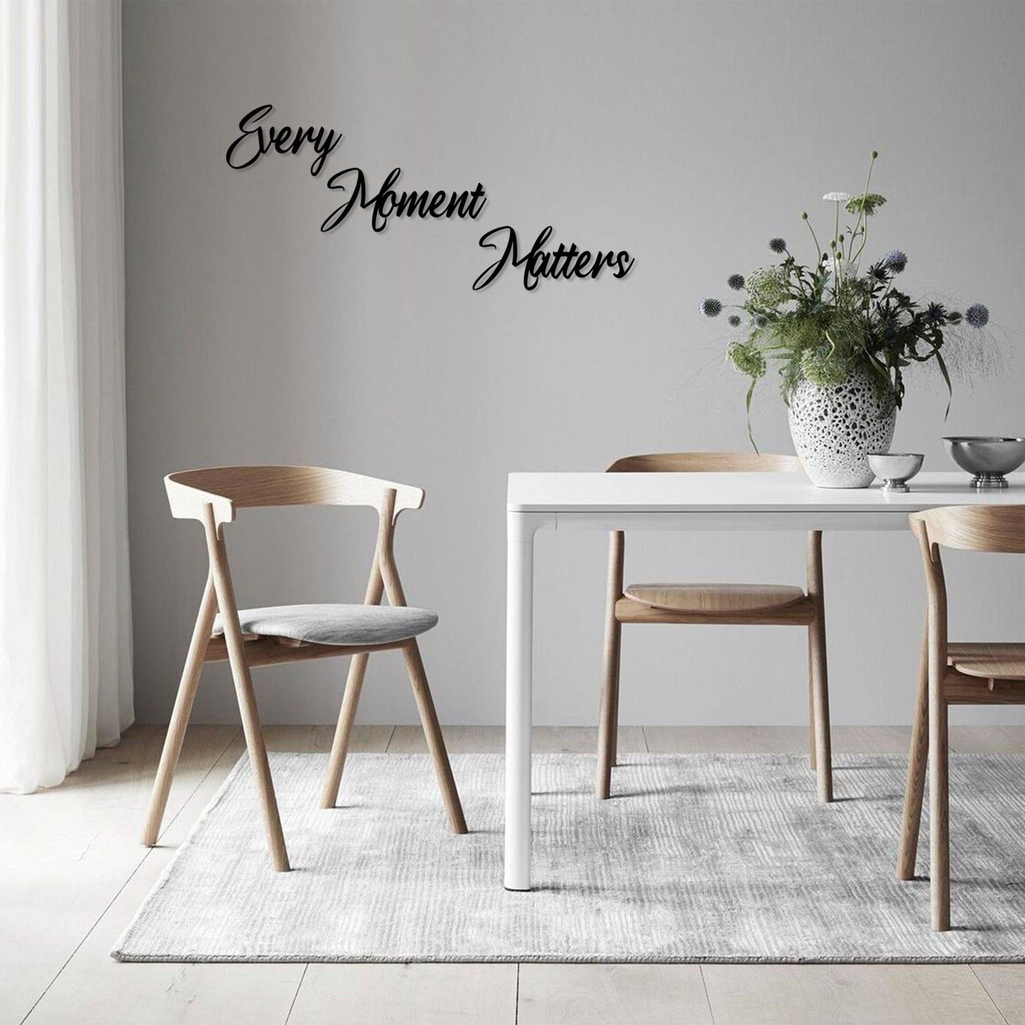 Decoratiune perete 576SKL1103, negru, 40x50 cm
