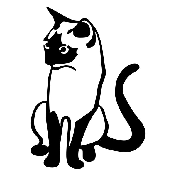 Decoratiune perete CAT 2, negru, metal, 39x35 cm