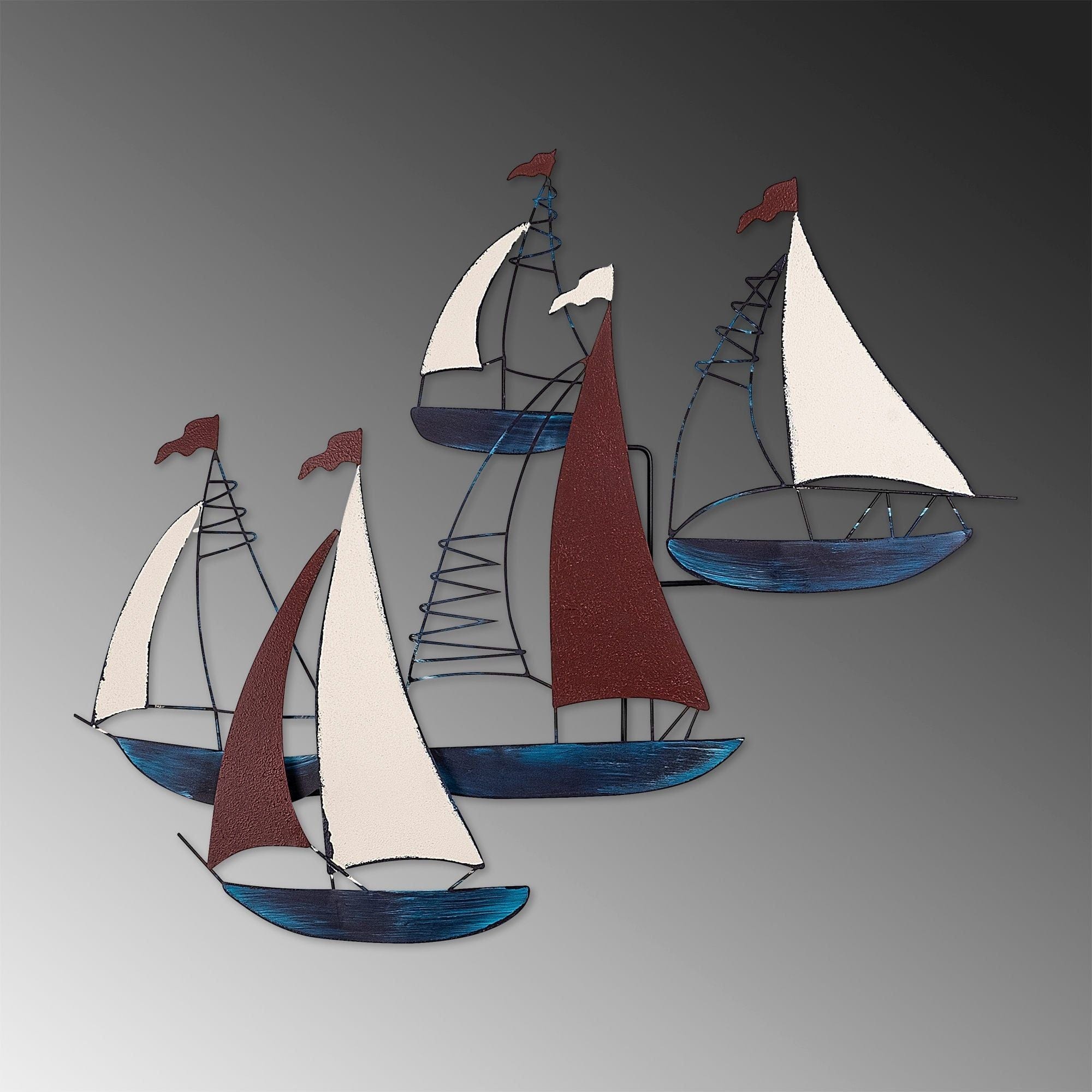 Decoratiune perete KADIRGA, multicolor, metal, 88x73 cm