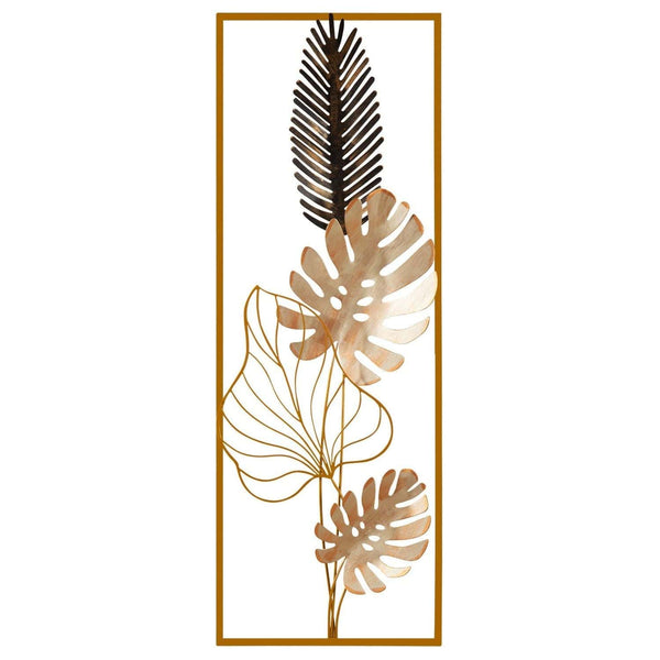 Decoratiune perete NAZO-CH126-2, auriu, metal, 32x5x90 cm